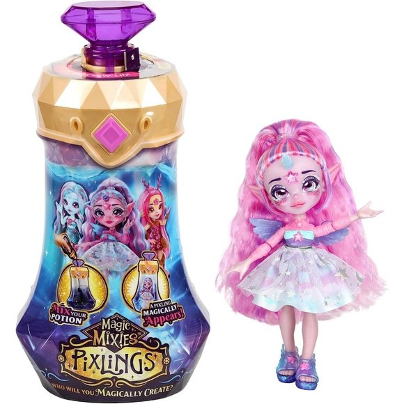 Magic Mixies Pixlings Unia The Unicorn Doll Potion Reveal Bottle 1 Kit - Picture 1 of 13